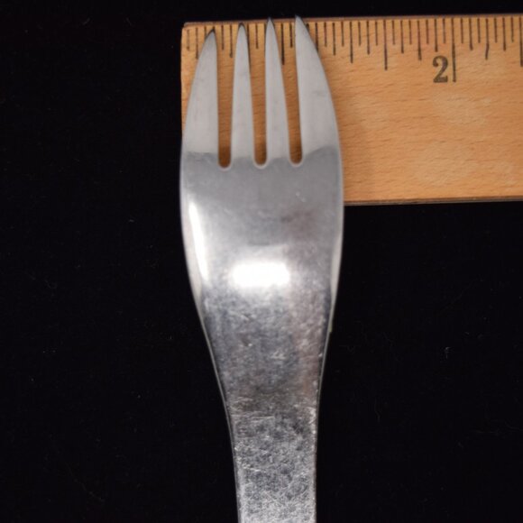 Mepra Katja Fork Stainless Italy Ergonomic Modernist European Asymmetrical 18/10 - Picture 5 of 10